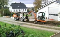 Udgravning af indkørsel i vejle / Hedensted / Horsens